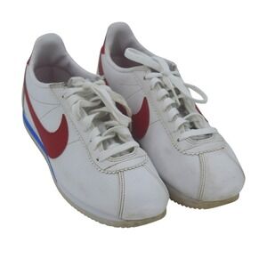Nike Classic Cortez Women 9 White Red Blue Good Forrest Gump